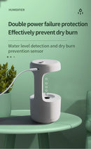 Ultrasonic/Anti-Gravity Cool Mist  Water Droplet Air Humidifier with LED Night Light