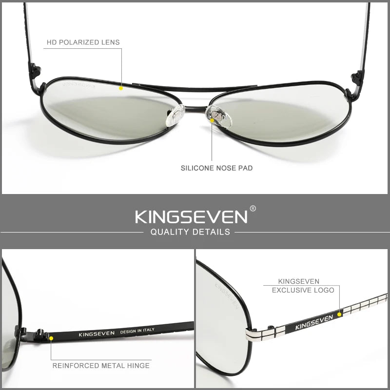 Men's KINGSEVEN Polarized UV400 Sunglasses