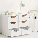 Chic 3-Tier Desk Organizer with Drawers