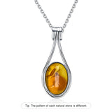 Oval 10X14MM  Sterling Silver Platinum Natural Labradorite Pendants