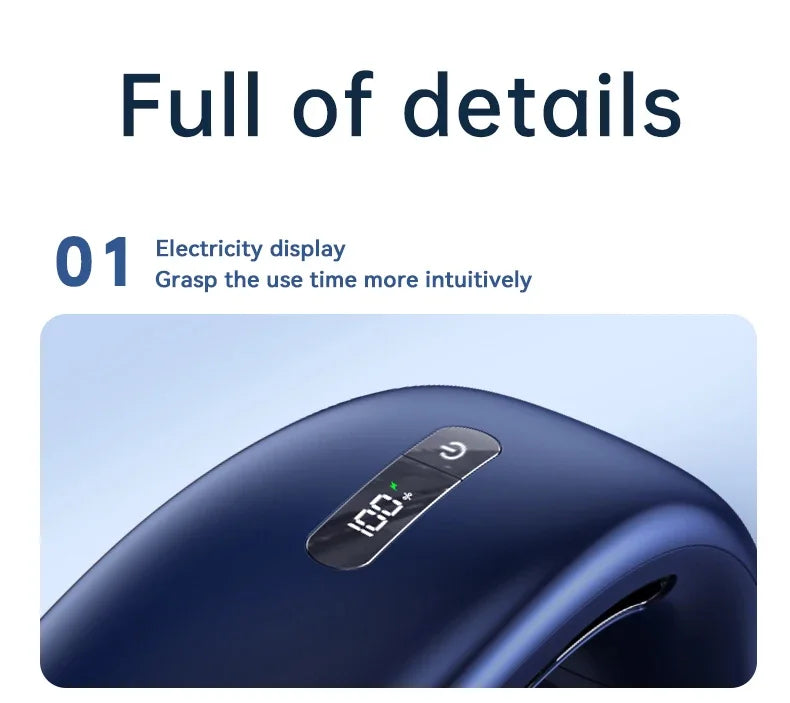 Xiaomi 5-speed 8000MAH Rechargeable Neck Fan With LED Digital Display