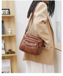 PU Soft Leather Shoulder Bag.