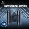 TOPOPTICAL 12x32 Compact Professional Portable Binoculars For Hunting or Birdwatching.