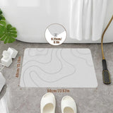 Quick Drying Non Slip Diatomaceous Earth Stone Bath/Kitchen Mat