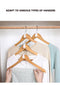 Multi-function Wardrobe Space-saving Plastic Hanger Hooks.