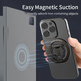 Magnet Grip Ring Holder With Kickstand For iphone 14 15 And 16