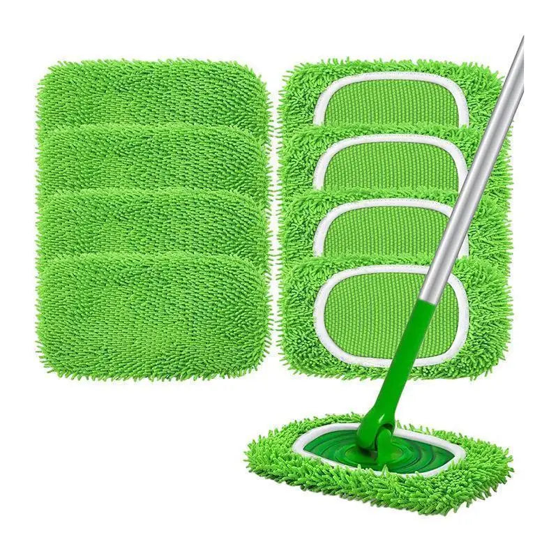 4Pcs Reusable Replacement Ultra-fine Fiber Mop Cover