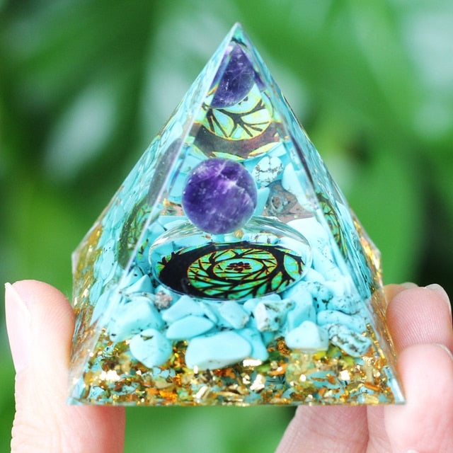 Energy Generator Orgone Pyramid For Meditaion.