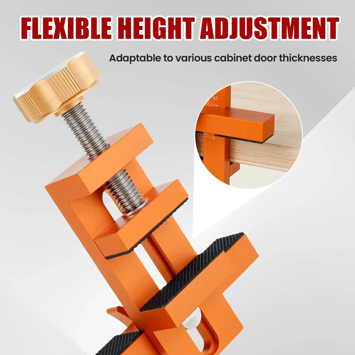 2 in 1 Woodworking Cabinet Door Installation Rebounding Device Drilling Tool