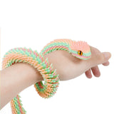 3D Printing Moveable Rotating Action Figure Snake Egg For Stress Relief