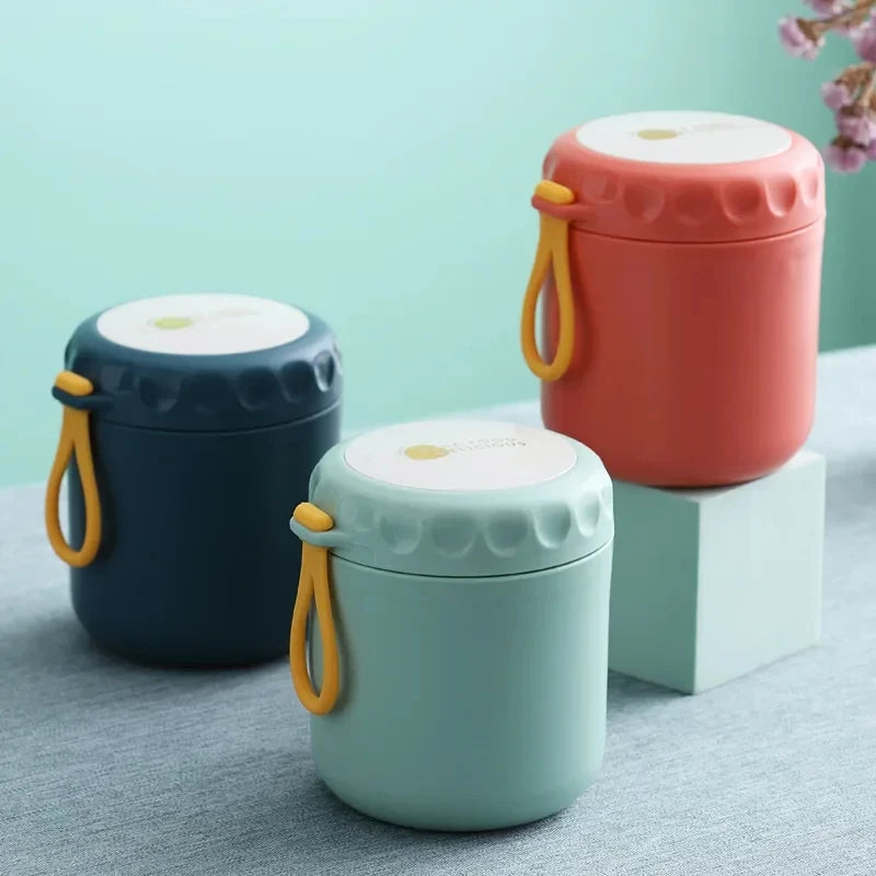 Stainless Steel Insulated Vacuum Cup With Spoon