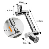 Metal 1440° Rotatable Extension 2 Mode Faucet Sprayer