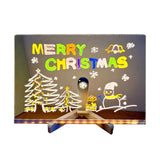 Acrylic Dry Erasable Lighted Board with Colors & Stand