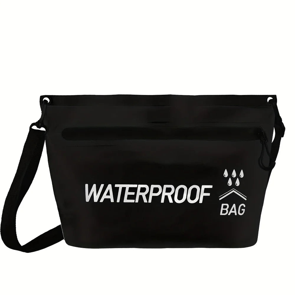 1pc Durable Dry Bag With Zipper For Swimming Rafting Or Kayaking