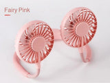 LED Rechargeable 3 Speed Silent Neck Fan