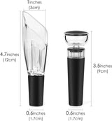 Wine Aerator with Vacuum Stopper And Pourer