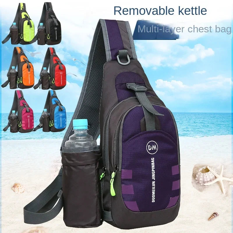 Fashion Men Women Handbag Sport Belt Waist Pack Pouch Shoulder Bag Water Bottle Holder Bag for Running Jogging Hiking