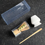 3/4pcs Matcha Bamboo Whisk Teaspoon And Ceramic matte Bowl