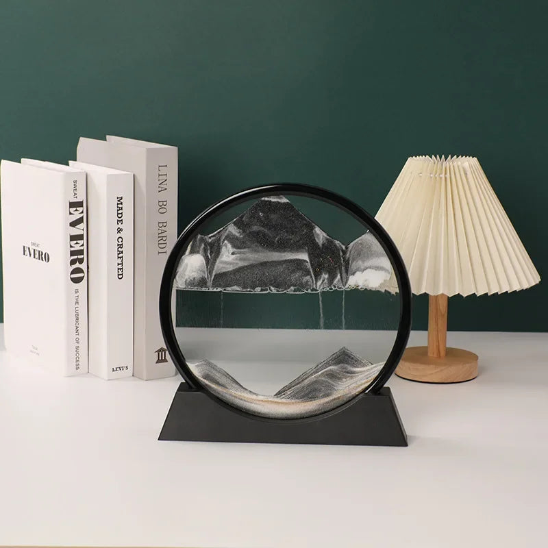 3D Dynamic Liquid Flowing Sand Art Frame