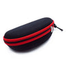 KLASSNUM Hard Eyeglass Protector Case With Zipper And Carabiner Hook