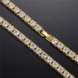 Hip Hop Cubic Zirconia  chain Bracelet.