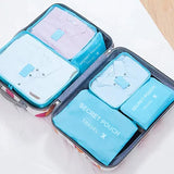 Men And Women's 6pcs Multifunction Waterproof Packing Cubes