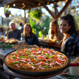 4 Size Nonstick Carbon Steel Pizza Pan with Holes