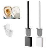 Silicone Toilet Brush Set with Holder