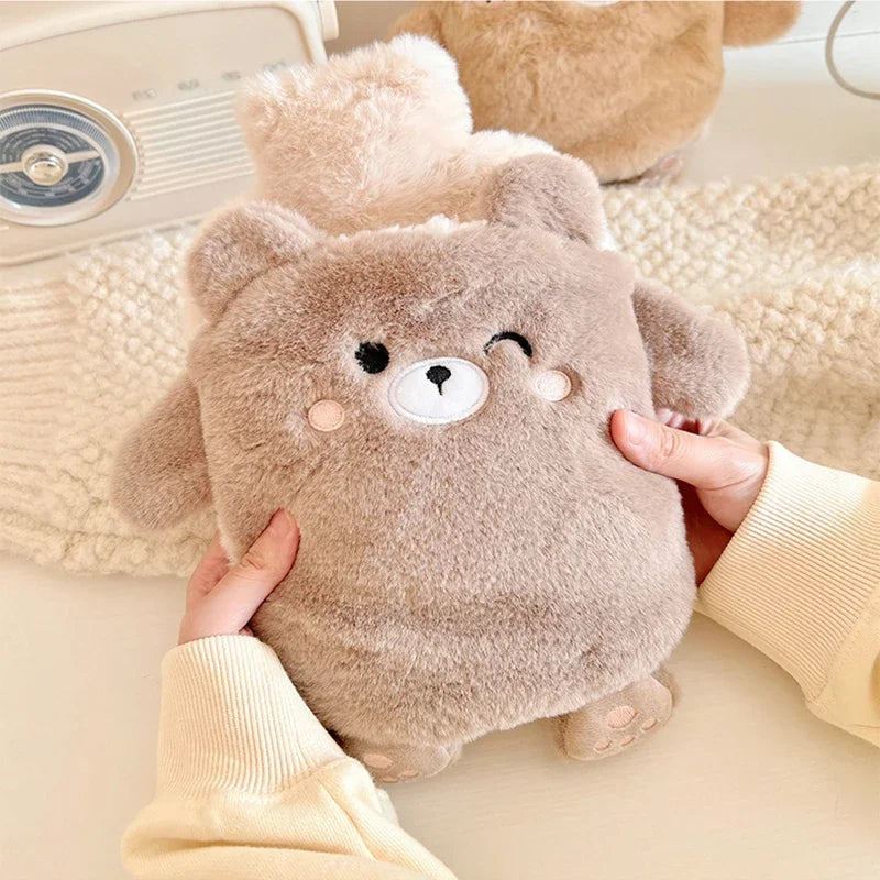Plush Hot Water Bottle Cover