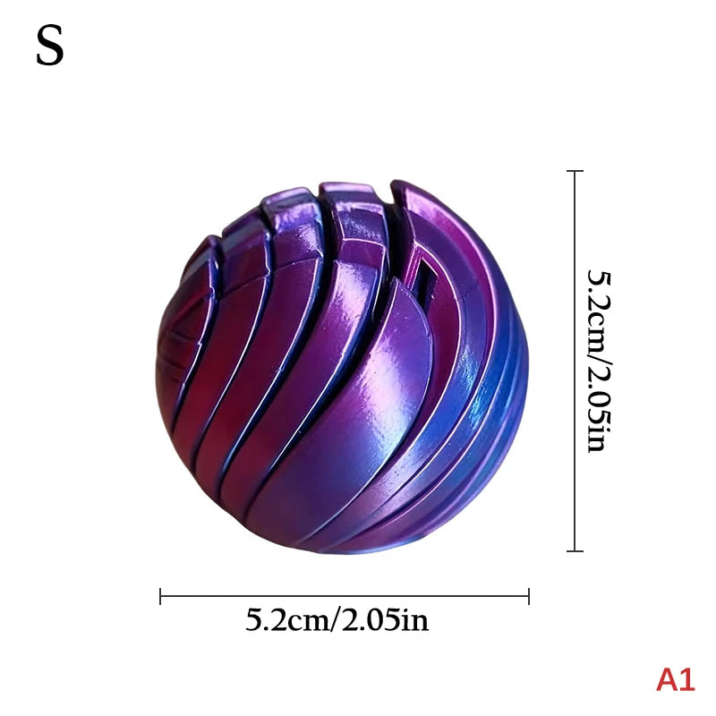 【MQ124】3D Printed Slime Ball Fidget With Rotating Design For Anxiety Relief