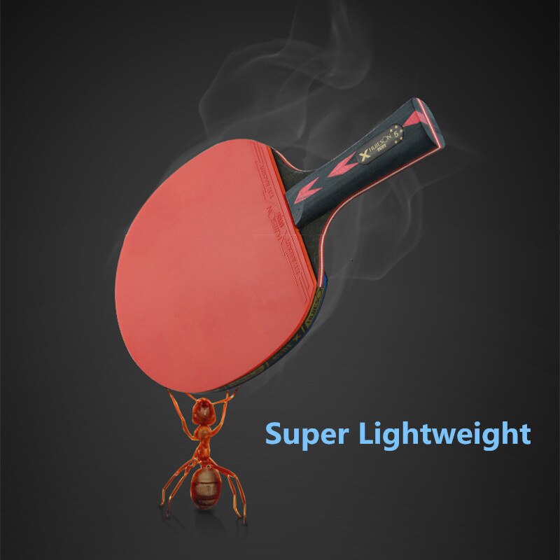 HUIESON 5/6 Star 2Pcs Carbon Table Tennis OR Ping Pong Racket.