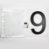 Outdoor  8 Inch Silver/Black 20cm Letters Or Numbers 0-9 For House Address