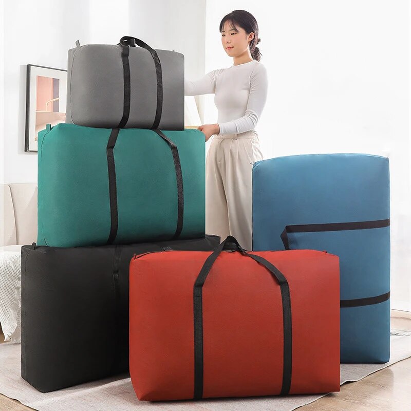 Large Waterproof, Foldable Zipper Lock Luggage.