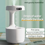 Ultrasonic/Anti-Gravity Cool Mist  Water Droplet Air Humidifier with LED Night Light