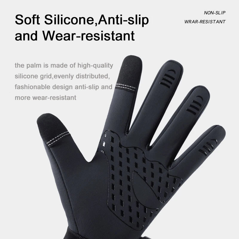 Men's Waterproof Winter Touchscreen Gloves