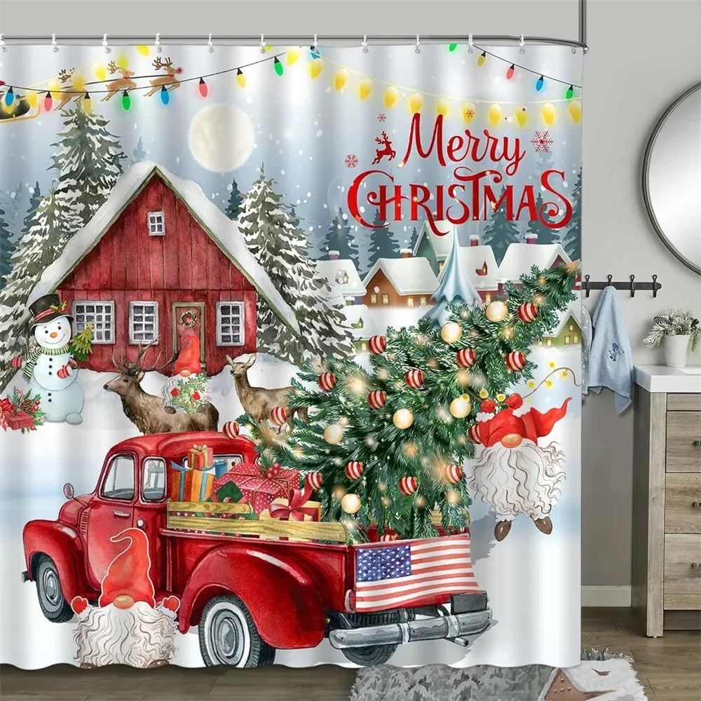Christmas Shower Curtain