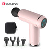 SANLEPUS Portable USB/ LCD deep tissue percussion massage gun for aching muscles.