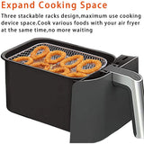 3-layer Stainless Steel Stackable Air Fryer Rack