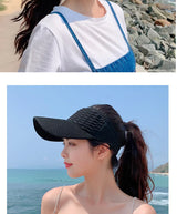 Elastic Fabric Sports Sun Cap