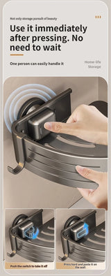 Wall Mounted Triangle/Rectangle Suction Cup Shelf Great For Showers Or Kitchens