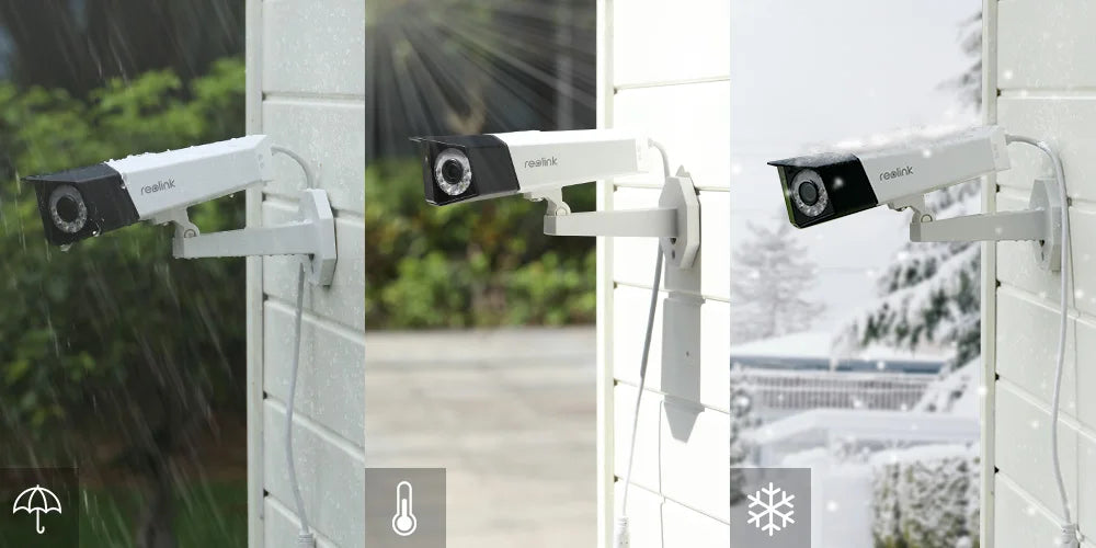 Reolink Panoramic View Home Video Surveillance Cameras Duo 3 PoE 16MP UHD Dual-Lens 4K Duo 2 PoE IP Camera 180°