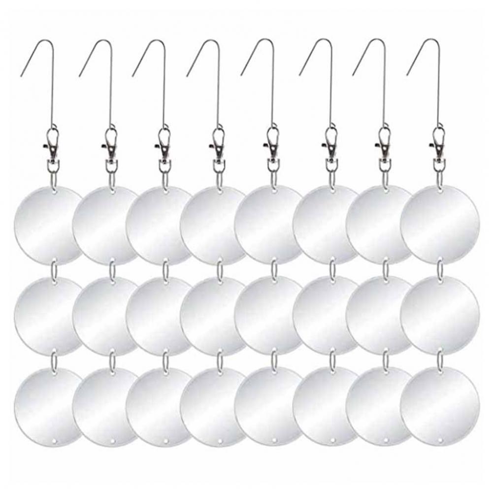 1Pc OR 8Pcs  Extra Bright Reflective Bird Repellent Discs.