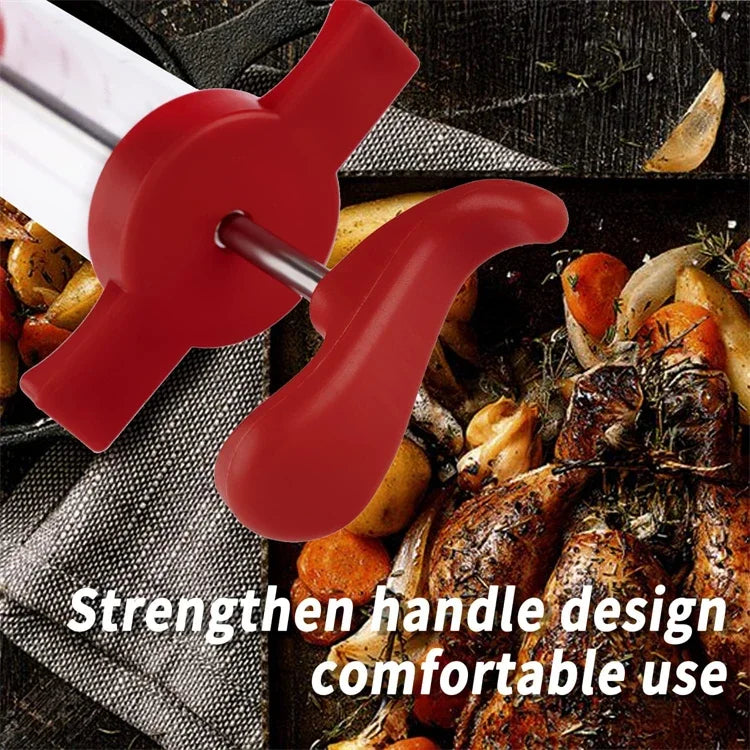 Meat Syringe With 3 Marinade Injector Needles For Chicken Or Turkeys