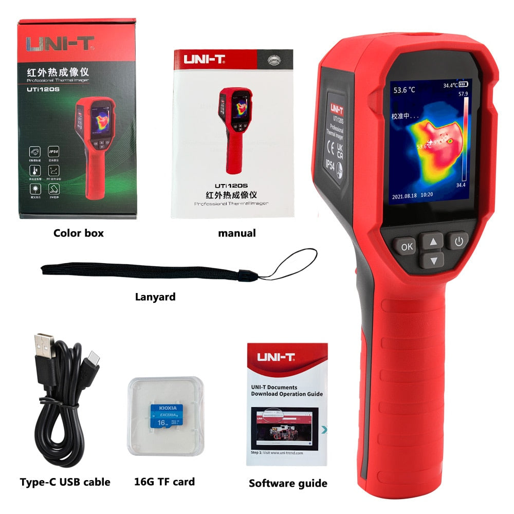 UNI-T UTi120S Infrared Thermal Imager PCB Circuit Industrial Testing Floor Heating Tube Testing Temperature Thermal Camera