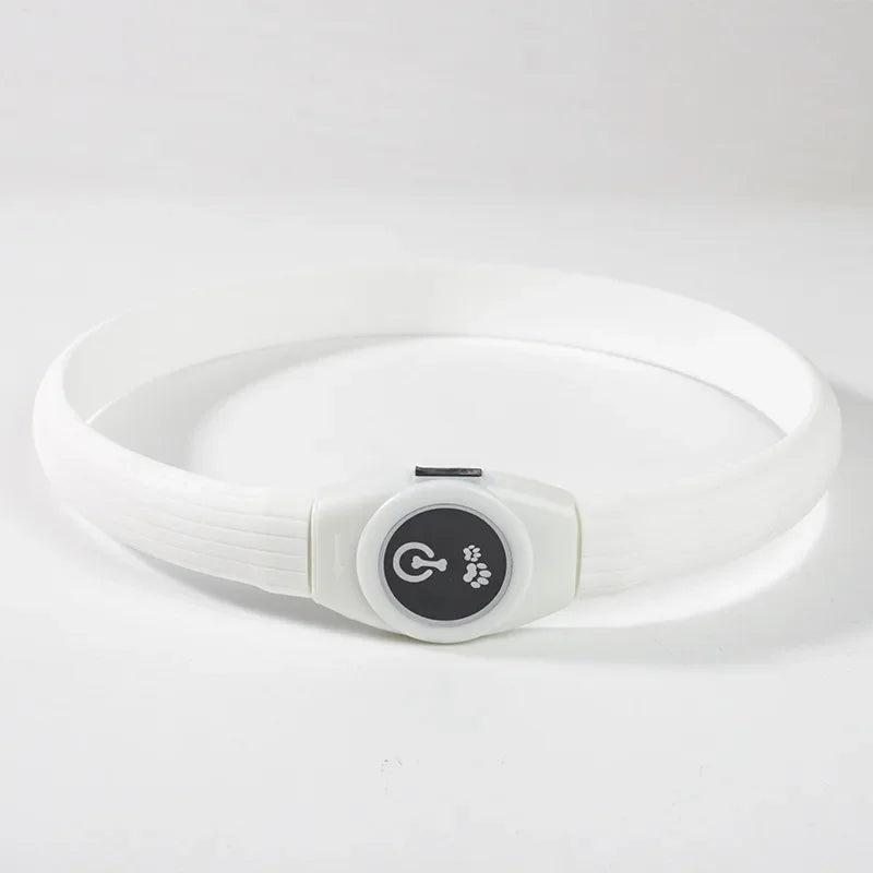 Led/USB Luminous PVC Waterproof Collar For Large Medium Or Small Pets