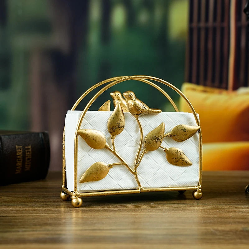 Wrought Iron  Antique Style Napkin Holder