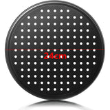 4 Size Nonstick Carbon Steel Pizza Pan with Holes