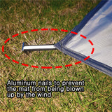 Ultralight Pocket Size Waterproof Tent Ground Sheet With Stakes