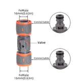1-Pcs 1/2" 3/4" 1" Garden Hose Quick Connect Adapters