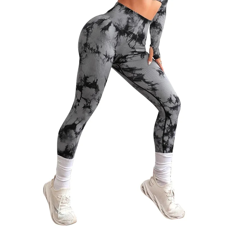 Tie Dye High Waist Yoga Leggings